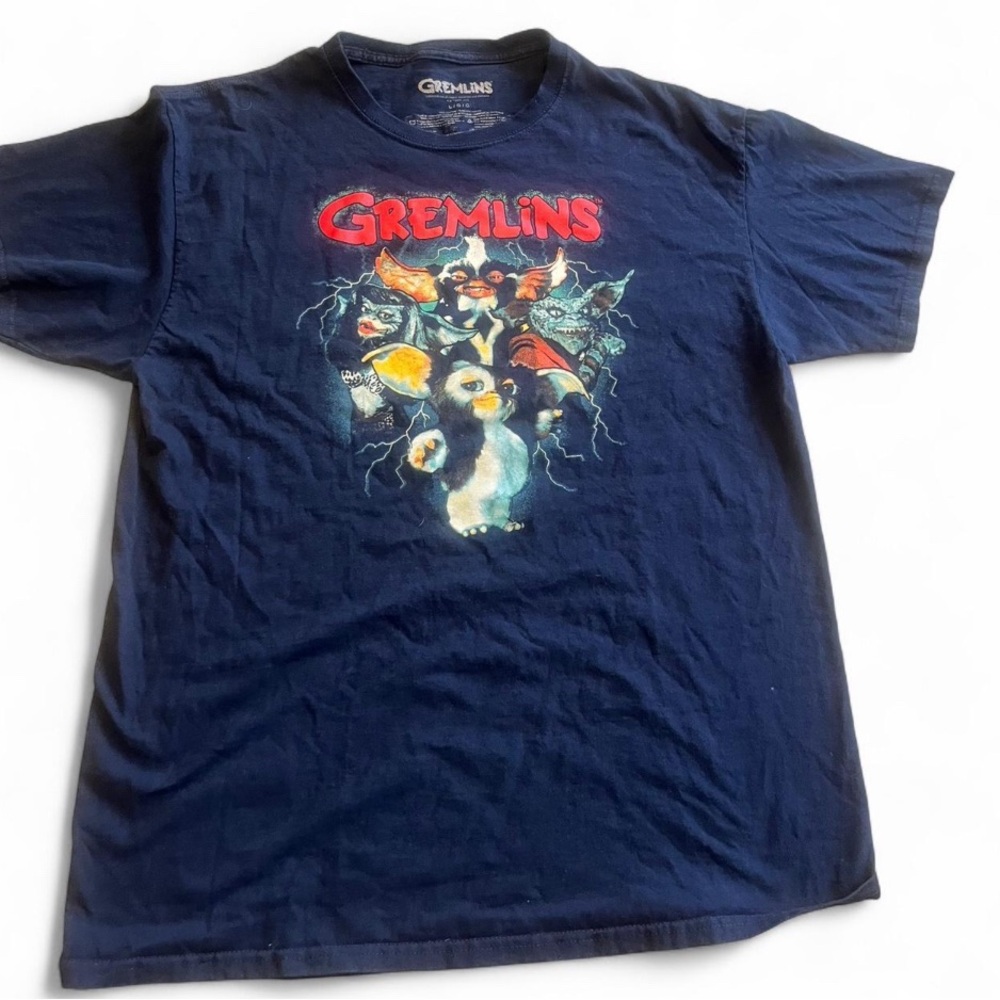 Gremlins Graphic‎ Short Sleeve Tee - Navy Blue